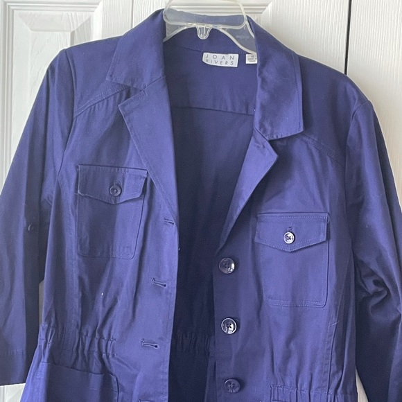 Joan Rivers Navy Blue Blazer